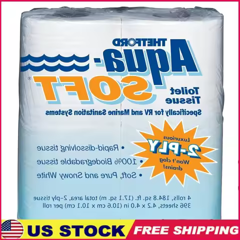 Toilet Paper Aqua-Soft 4 Rolls