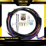 ✺Plug and Play Horn Wiring Harness Relay Wire Kit For Car Truck Lorry Dual Electric Disc BM Horn Universal PNP☆