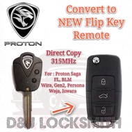 D.I.Y Proton Remote Flip Key Wira Waja Saga Blm Fl Persona GEN2 Alarm Remote Control Complete Set Du