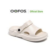 👨รองเท้าแตะ (OOFOS) OOahh Black รองเท้าเพื่อการฟื้นฟู - OF3008