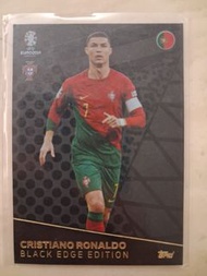 Cristiano Ronaldo Topps Black Edge Edition Card