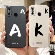 Infinix Smart 4 X653 X663 Phone Cover Infinix Smart 4 Case Simple Fashion Letters A-Z Pattern Design