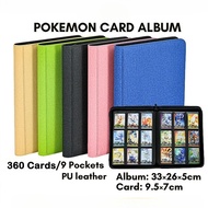 Zip Binder Pokemon 9 Pocket Binder Vaultx Binder Card Album Holder TCG Binder Photocard 360 Kad Albu