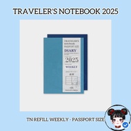 Travelers Notebook 2025 Passport Size Refill Weeks