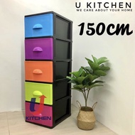 Maxonic 5 Tier Plastic Drawer / Cloth Cabinet / Storage Cabinet 9605plastic cabinet