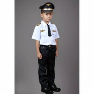 Children's flight attendant pilot suit