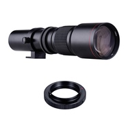 Sprcsg 500mm F/8.0-32 Multi Coated Super Telephoto Lens Manual Zoom + T-Mount to F-Mount Adapter Rin