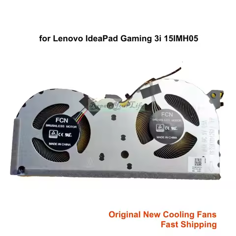 CPU Cooling Fan for Lenovo Creator 5-15IMH05 IdeaPad Gaming 3i-15ARH05 Fan Cooler Radiator DC28000F7