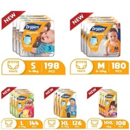 DRYPERS DRYPANTZ SAIZ S/ M/ L/ XL/ XXL/ 3XL/ 4XL - (1box 3packs)