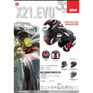 GIVI X21 EVO HELMETS VISOR SMOKED/TRANSPARENT