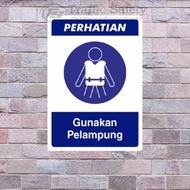 Float sign stickers 15x20cm, 20x30cm, & 30x40cm