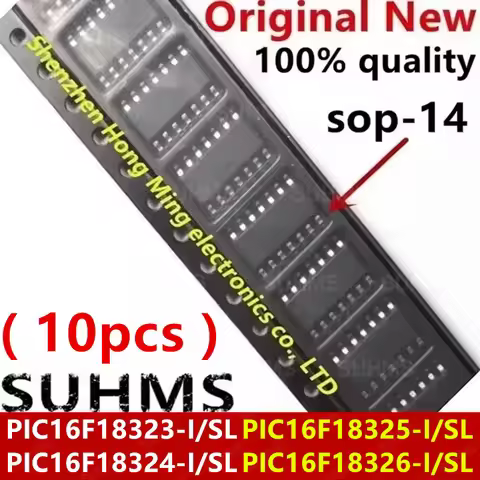 (10piece)New PIC16F18323 PIC16F18324 PIC16F18325 PIC16F18326 PIC16F18323-I/SL PIC16F18324-I/SL PIC16