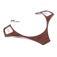 Xuming คาร์บอนไฟเบอร์สไตล์ ABS สำหรับ BMW E90 3 Series 2005-2012พวงมาลัยรถตกแต่งกรอบสำหรับ BMW E87 1