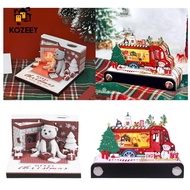 KOZEEY 2025 Calendar, Art Calendar, Sculpture, Desk, Paper Carving, Art Crafts, 3D Calendar 2025, fo