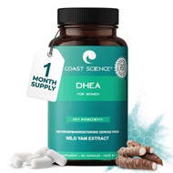 DHEA Supplement for Women - Dehydroepiandrosterone DHEA 25mg Wild Yam Extract for Endocrine Balance 