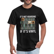 It's Not Hoarding If It's Vinyl Vintage Records Funny Men's T-Shirt