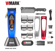 WMARK NG-9004 ปัตตาเลี่ยนไร้สาย บาร์เบอร์ มอเตอร์ Maglev 10000RPM ใบมีด DLC จอ LED พร้อมแท่นชาร์จ ชุ