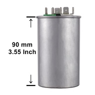 BOJACK 40+5 uF 40/5 MFD ±6% 370V/440 VAC CBB65 Dual Run Circular Start Capacitor for AC Motor Run or