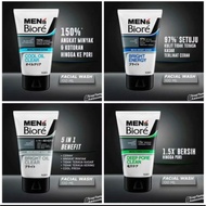 Men's Biore Scrub Facial Wash 100g