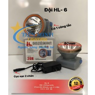 HEAD LIGHT HL6 50W, WATER LIGHT, 3 LIGHT MODES, LIGHT FLASHER 8CM