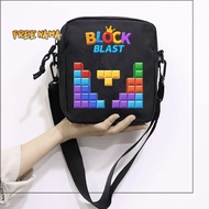 QP Cute, Affordable Boys' and Girls' Sling Bags with Gambat Block Blast Motif