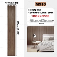 Fluted Wall Panel WPC Wall Panel Wood Strip Slat Wall Decoration Shiplap