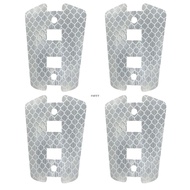 CUY 4Pcs Bicycles Reflectors Bike Wheel Rims Spokes Riding Wheel Spokes Reflectors