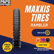 MAXXIS RAMBLER 700c GRAVEL TIRES 40c 45c