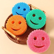 Smiley Dishwashing Sponge Smiley Scrub/ Washing Sponge/