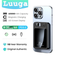 LUUGA Powerbank magsafe wireless Magnetic 10000mAh 20W Fast Charging QC3.0