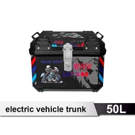 Malaysia Spot 50L motorcycle box storage High Capacity Easylnstal Durable Waterproof Oustproofmotorc