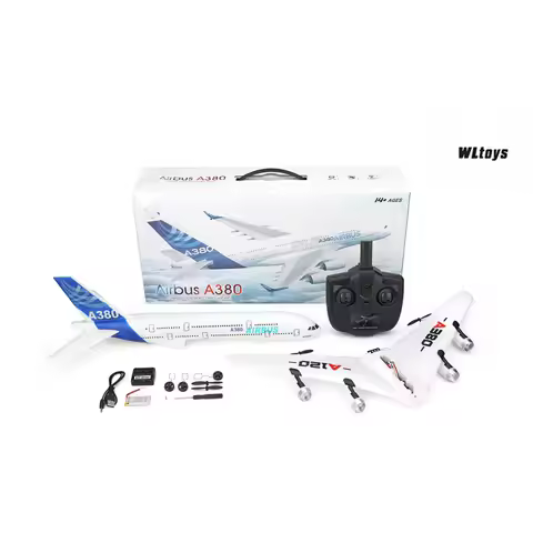 Hot WLtoys A380 Airplane Toys 2.4G 3Ch RC Airplane Fixed Wing Plane Outdoor Toys Drone A120-A380 Air