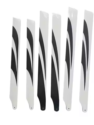 DIY RC RJX Helicopter Main Blade 470/520/550mm Carbon Fiber Main Rotor Blade for Align 500X 550 550X