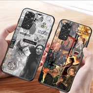 hunger games 02 Tempered Glass Phone Case For Xiaomi Redmi Note 13 pro plus 12 4G 11 10 5G 9 Cover
