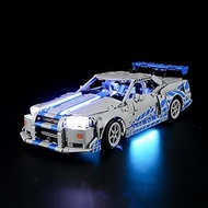 BRIKSMAX Light Kit for Lego-42210 2 Fast 2 Furious Nissan Skyline GT-R (R34) Car -Led Lighting Compa