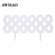 [AWHAO] Garden Border Fence Interlocking Panels Modern Lattice for Flower Beds