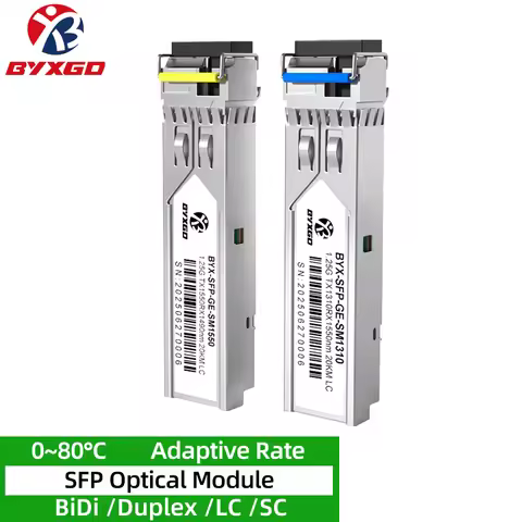 Adaptive Rate SM LC/SC SFP Optical Module, Router/Switch 1.25G/10G SFP+ Module,BiDi/Duplex SFP Fiber