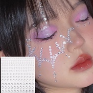 【Jealous Girl】3D Star Heart Crystal Stickers Face Diamond Water Drops Rhinestone Gem Sticker Body Ma