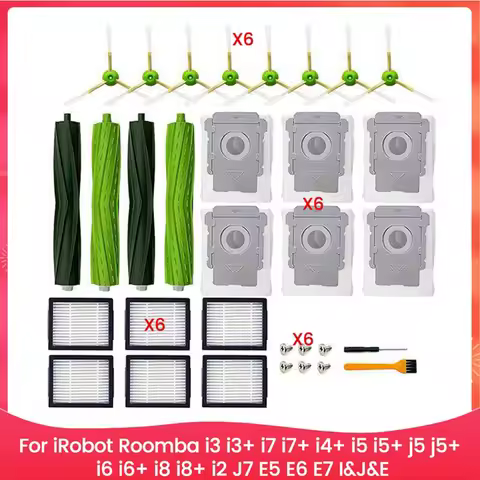 For Irobot Roomba I3 I3+ I7 I7+ I4+ I5 I5+ J5 J5+ I6 I6+ I8 I8+ I2 J7 E5 E6 E7 I&J&E Series Vacuum R