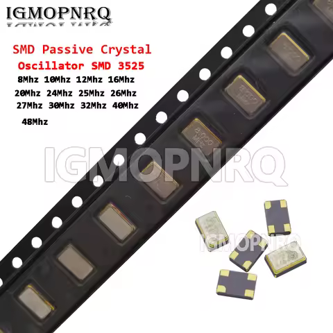 10PCS 3525 SMD Passive Quartz Crystal Oscillator 8Mhz 10Mhz 12Mhz 16Mhz 20Mhz 24Mhz 26Mhz 30Mhz 32Mh