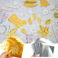 ELLIEJAM Engraving Drawing paper, 70 micron Thick Gold Foil Aluminum Foil Art Paper, making DIY Engr