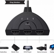 HDMI SWITCH 3 PORT 3 INPUT 1 OUTPUT / HDMI SWITCHER CABLE 3 PO