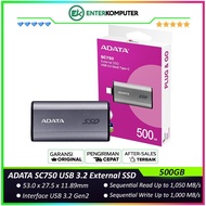 ADATA SC750 500GB USB 3.2 External SSD 500GB SSD/