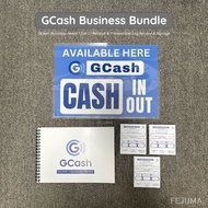 GCASH Business Bundle (1PC Laminated GCASH signage, 1 transaction notebook, 3 pcs Slip)