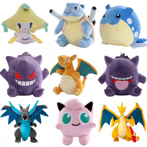 Pokemon Pikachu Plush Blastoise Jigglypuff Spheal Jirachi Haunter Charizard XY Gengar Peluche Toys H