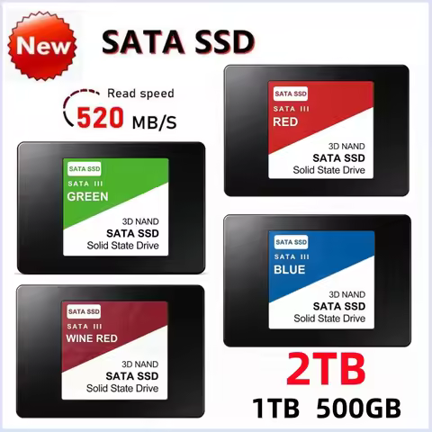 2026 OEM SATA III Hard Drive 1TB 2TB High Speed SSD SATA3 2.5 Inch Internal SSD Drive 500GB TLC 500M
