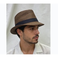 wangssstore 367-2 (ADULT) PATTERN HAT MEN GROOM FEDORA HAT FASHION bruno mars hat for men