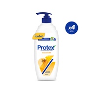 [มี 2 แพ็คให้เลือก] ครีมอาบน้ำโพรเทคส์ พรอพโพลิส ขวดปั๊ม 450 มล. Protex Propolis Shower Cream 450 ml