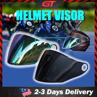 GTmotor Helmet Visor Motorcycle Helmet Lens Rainbow Black Visor GXT Sun Visor Motor Topi Keledar Full Face Helmet Lens