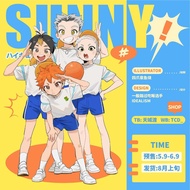 Postcard, polaroid, Haikyuu ver Sunny keychain